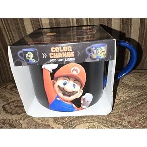 Super Mario Bros Mug 15oz ,Zak Designs Color Change Coffee Mug